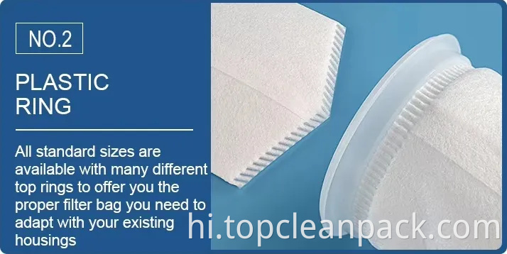 व्यापक रूप से लागू उच्च-प्रवाह कम दबाव-ड्रॉप पीई फिल्टर बैग